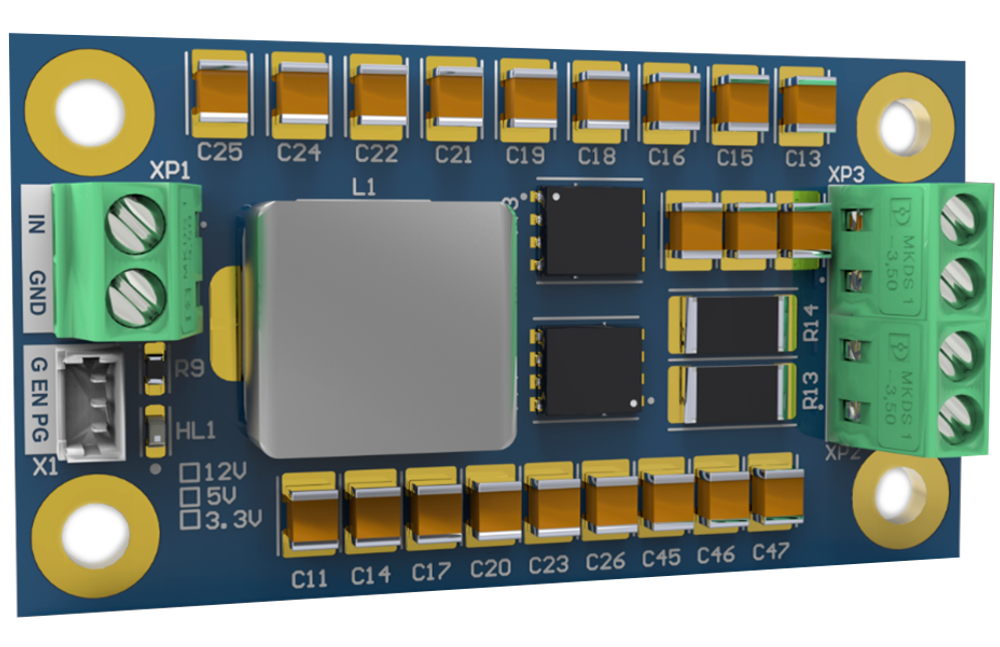 Модуль понижающего преобразователя напряжения 5В