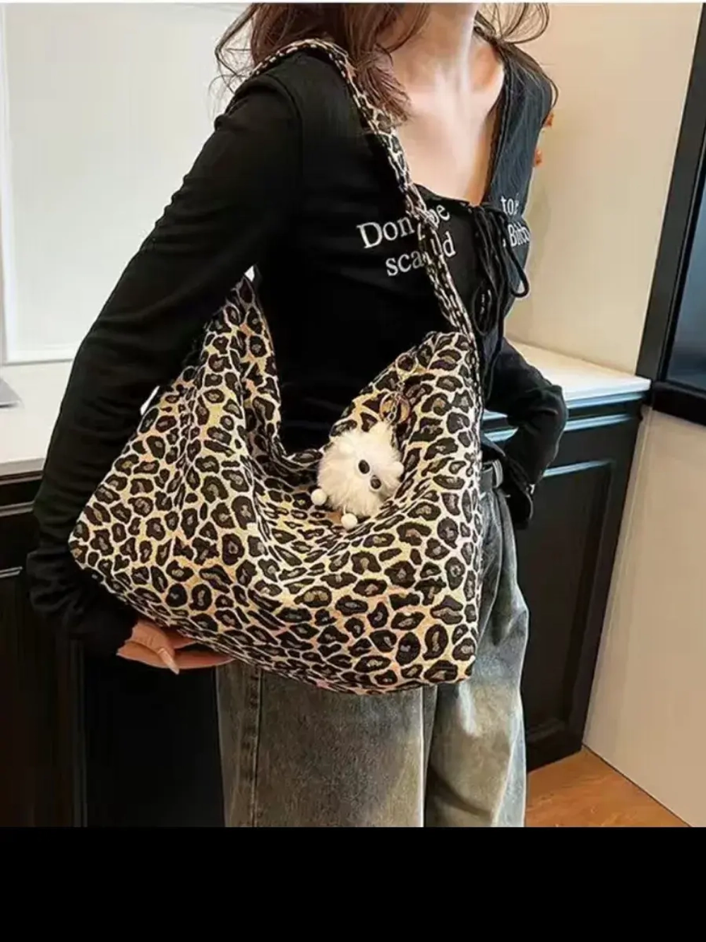 Сумка шоппер городской на молнии