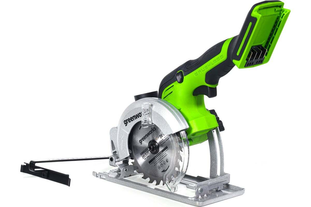 Пила дисковая аккумуляторная мини GREENWORKS 24 V без акк и з/у   1501207