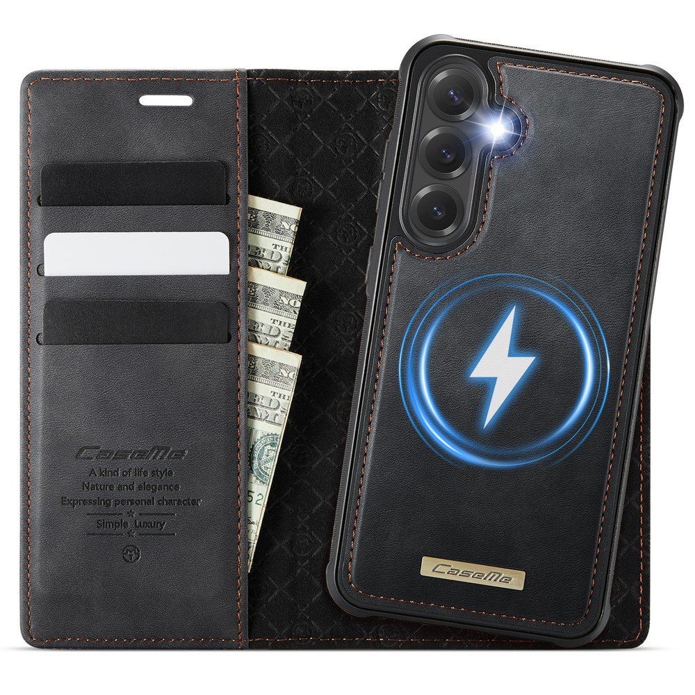 Чехол-кошелек CaseMe 2 in 1 MagSafe Samsung Galaxy S25