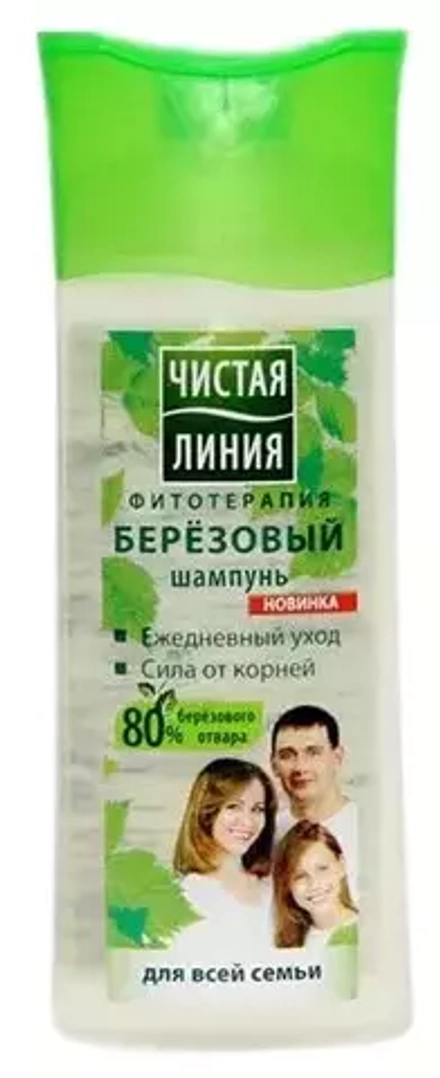 Шампунь Чистая Линия Березовый Шампунь для всей семьи 250 мл.