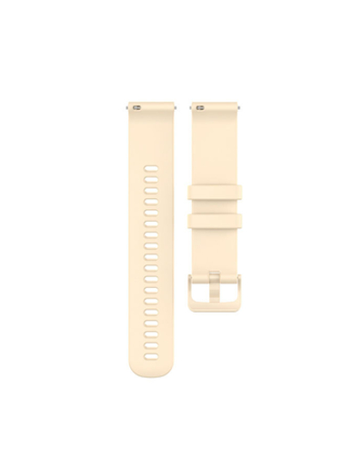 Ремешок 20 мм для Garmin Forerunner 55/245/645, Venu, Venu Sq, Venu 2 Plus, Vivoactive 3, Vivomove, Vivomove быстросъемный (Quick Release) Кремовый