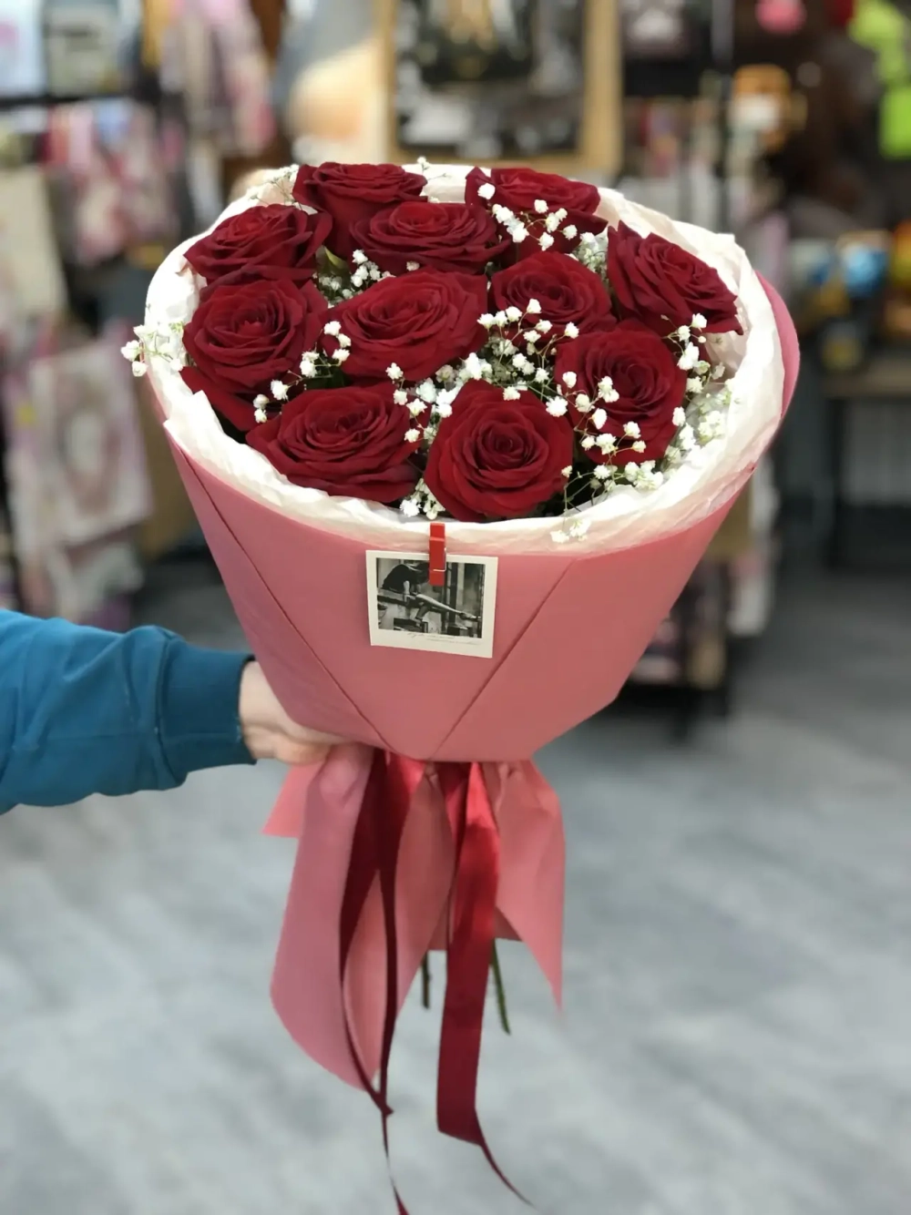Букеты из красных роз
