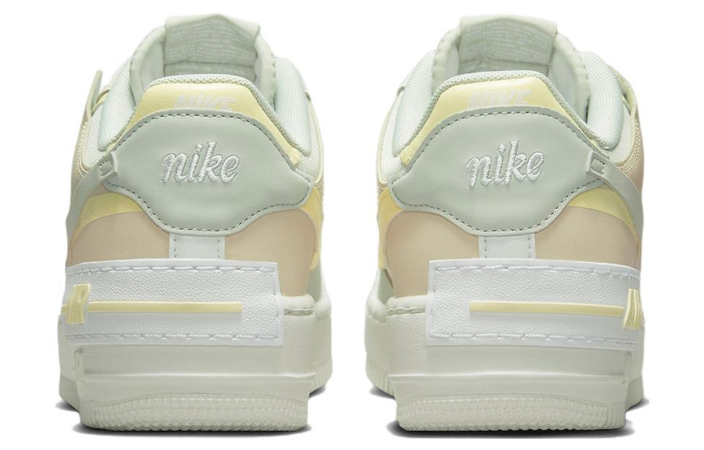 Кроссовки Nike Air Force 1 Shadow "Citron Tint" (Женская размерная сетка)