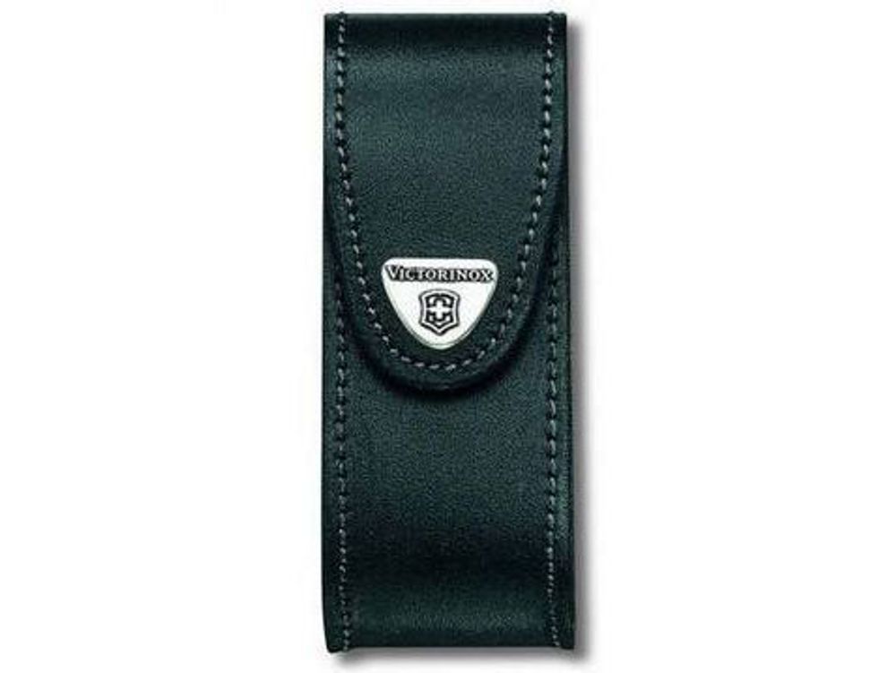 Чехол кожаный Victorinox для ножа 111 мм WorkChamp XL (0.9064.XL), черный