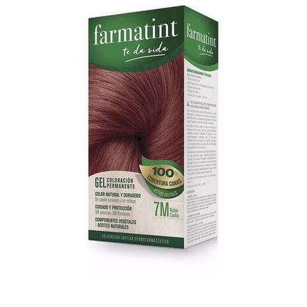 Farmatint Permanent Coloring Gel No. 7 M Перманентная краска для волос на растительной основе и маслах без аммиака
