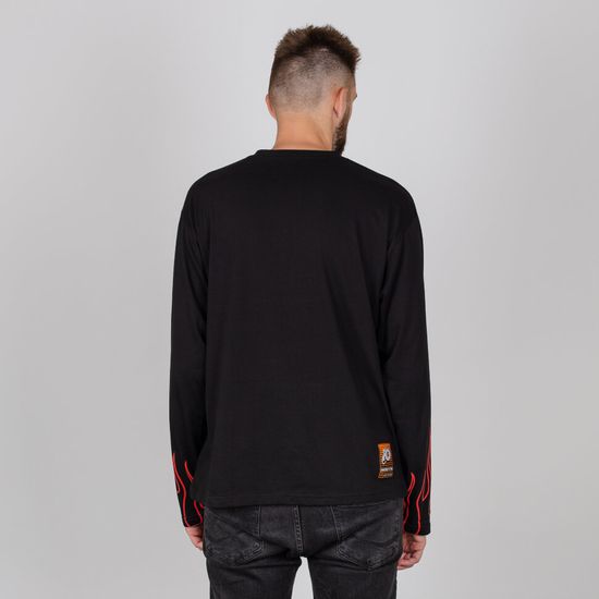 Лонгслив ЮНОСТЬ™ Cyber Flame Черный
