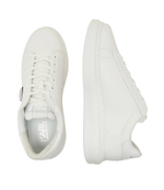 Кожаные кроссовки kapri karl nft lo lace Karl Lagerfeld - экрю(KL52530N)