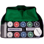 Набор для покера в жестяной коробке (200 фишек)