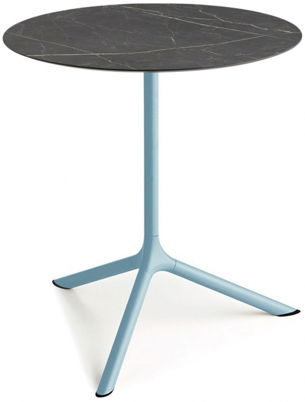 Стол ламинированный обеденный Scab Design Tripe Maxi, голубой, черный мрамор Сахара