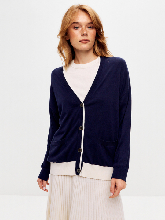 Кардиган из шелка и кашемира