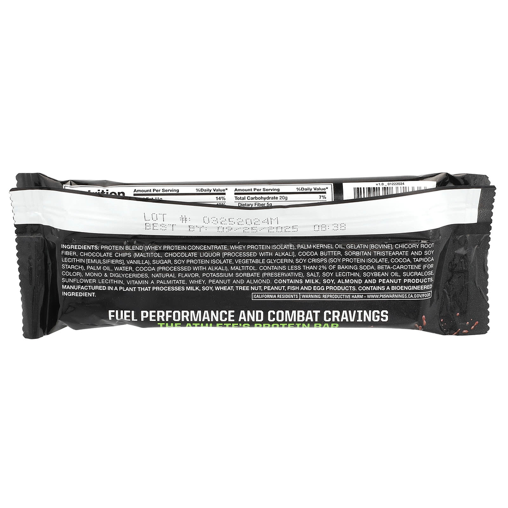 MusclePharm, Combat Sport Bar ™, тесто для шоколадного печенья, 57 г (2,01 унции)