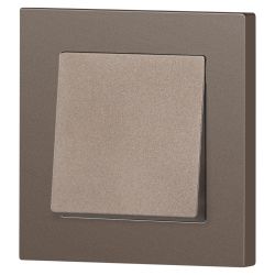 Переключатель перекрестный Intro Accent 6-108-08 10А-250В IP20 СУ AL/CU бронза | Intro