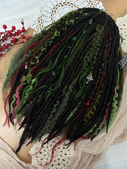 Многофактурный комплект войлочных дредов