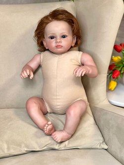 Кукла Реборн мягконабивная 60см в пакете (FA-175)