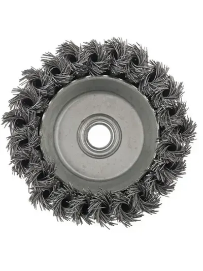 Набор щеток металлических для УШМ 100мм стальные 2шт