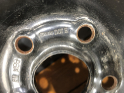 Диски штампованные R16 комплект 5шт 6.5Jx16H2 5/105/56.5 ET39 Opel, Chevrolet Cruze, Astra J  Б/У Оригинал BJ9247