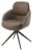 Стул ГРЕЙС (GRACE) 360 град. цвет ТЕМНЫЙ ЛАТТЕ 36-14 / HUNTER-400, экокожа/ ткань / ЛАТТЕ