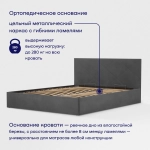 Кровать BuyRest (велюр, с ПМ)