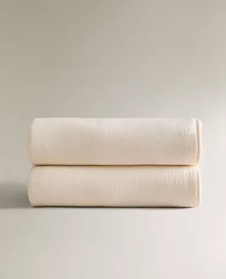 ZARA HOME ДЕТСКОЕ УТЕПЛЕННОЕ ОДЕЯЛО, ЭКРЮ