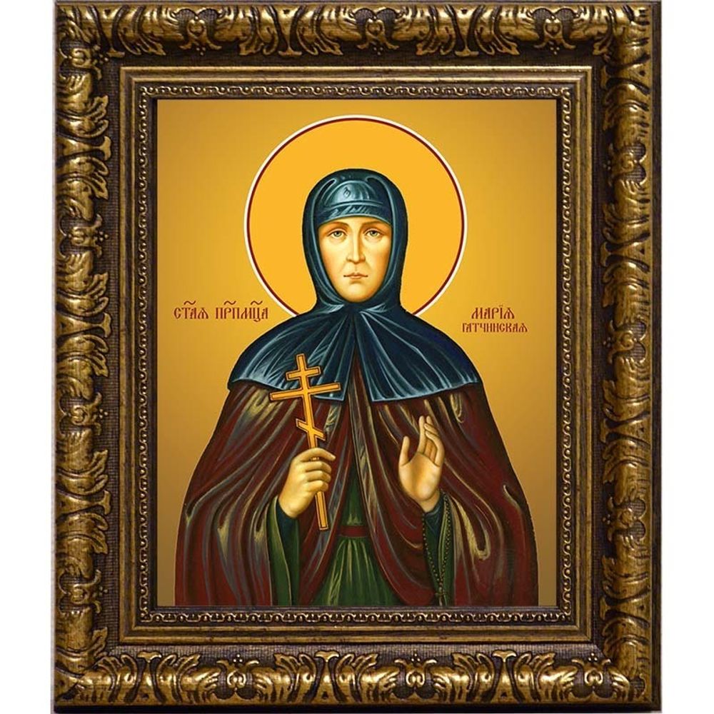 Мария (Лелянова), Гатчинская, монахиня, преподобномученица. Икона на холсте.