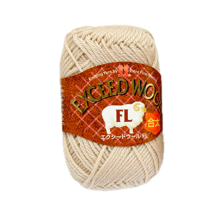 Exceed Wool FL, цвет 731 серо-бежевый