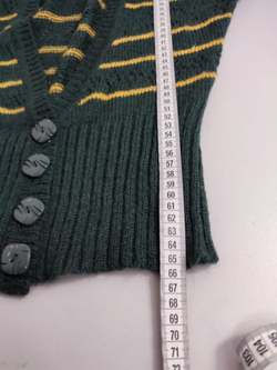 Кардиган Adilisik в желто-зеленую полоску 44-46 размер