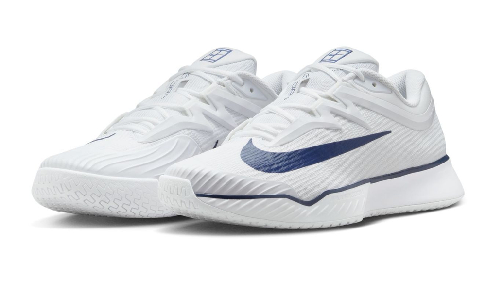 Мужские кроссовки теннисные Nike Zoom Vapor Pro 3 HC Premium Wimbledon - white/midnight navy/blanc/marine minuit