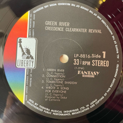 Винтажная виниловая пластинка LP Creedence Clearwater Revival Green River (Japan 1969) (No Obi) Bad Moon Rising