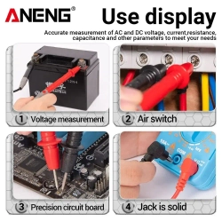 ANENG Провод измерительный 73 см 1000 В 10 А