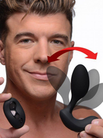 Черный стимулятор простаты 10X P-Flexer Prostate Stimulating Anal Butt Plug - 13,7 см. (Цвет: черный)