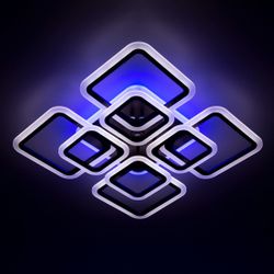 Citilux Марсель Смарт CL232A185E RGB Умная люстра Чёрная