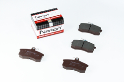 Колодка дискового тормоза а/м ВАЗ 2108-21099, 2110-2115, Калина, Приора, Гранта передняя (к-т 4 шт.) (кат. 2108-3501080) NIPPON