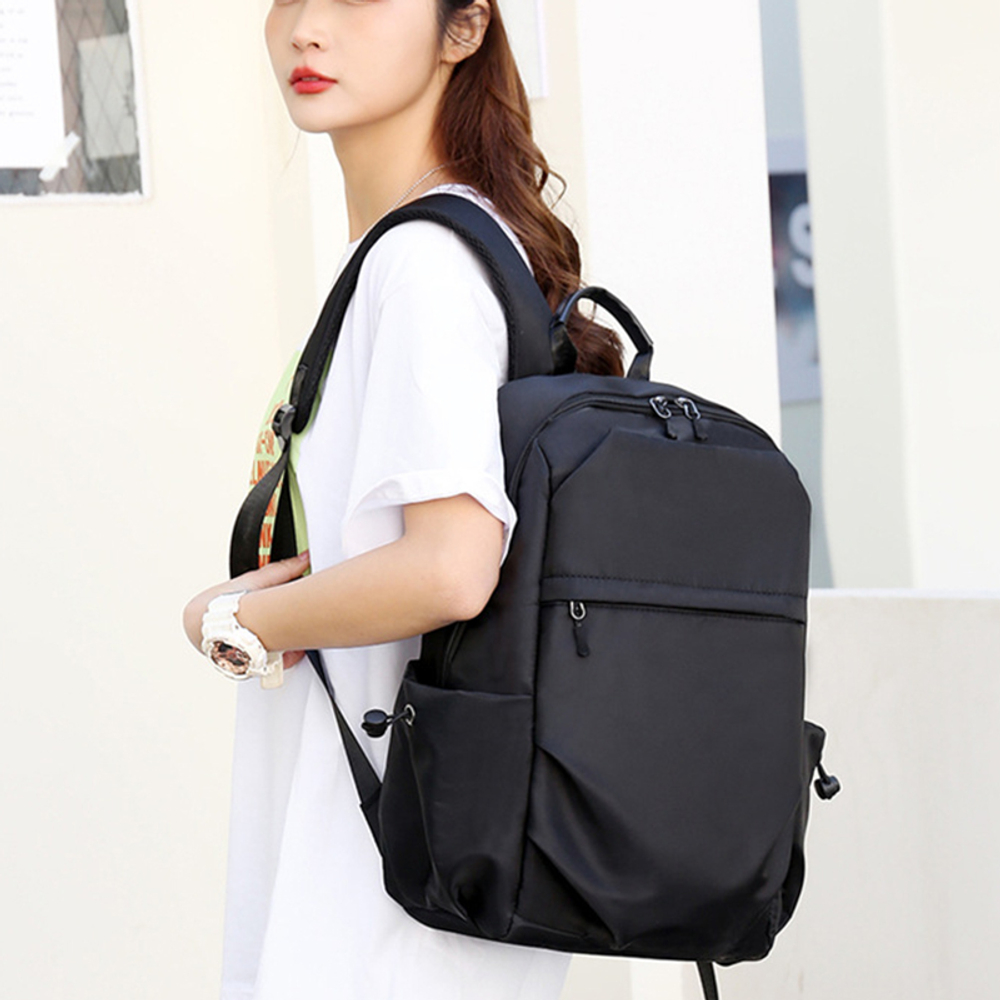 BANYANU Oxford Backpack Unisex Black/Gray/Green