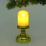 Сувенир с подсветкой «Свеча - Шик» 7,5*15 см (работает от батареек 3 ААА)