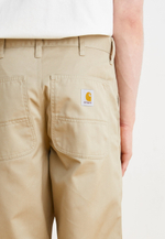 Carhartt WIP DENISON - Тканевые брюки - стена промыта/молоко