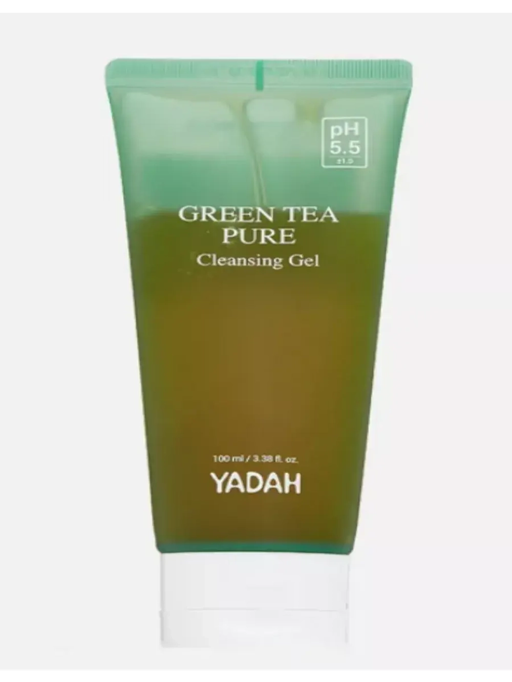 Гель для умывания green tea pure cleansing gel YADAH