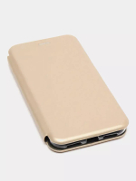 Чехол книжка Xiaomi Redmi 9C/10А с силиконовой вставкой Gold SparkleBook Re:Case