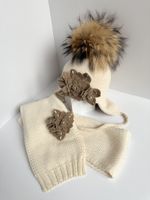 Шапка и шарф Joli Bebe на 2-3 года