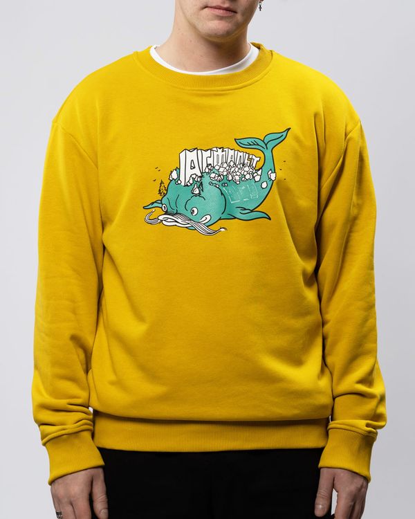 Толстовка "Рыба Кит" Горчица - фото 2