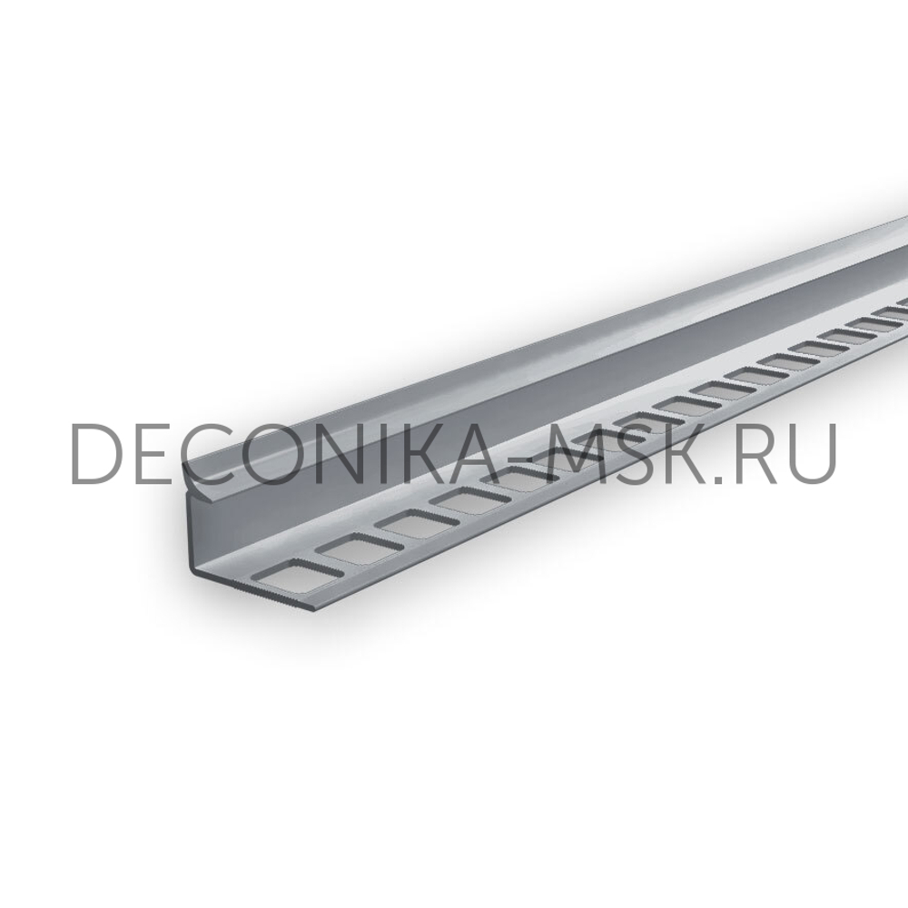 Раскладка для плитки внутренняя DECONIKA 10мм 2.5м Серый, Д-Пл10-В-005СГ