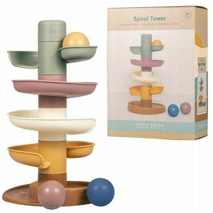 Игровой набор Little Dutch Spiral Tower Vintage - Спиральная башня с мячиками для малышей - Little Dutch 2009242