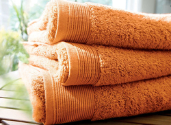 Полотенце 40х60 Blanc des Vosges Uni Paprika оранжевое