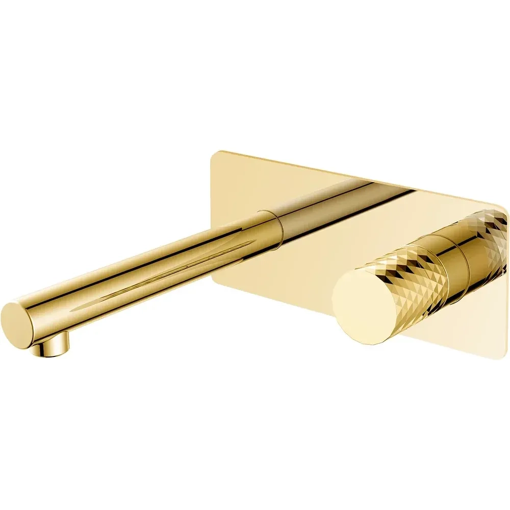 Смеситель для раковины Boheme Stick 125-GG С ВНУТРЕННЕЙ ЧАСТЬЮ, diamond gold