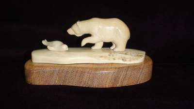 "Медведь и тюлень", миниатюра