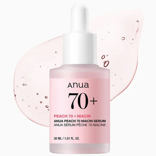 Сыворотка с персиком для гладкой и сияющей кожи Anua Peach 70 Niacin Serum, 30мл