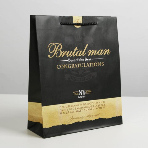 Пакет ламинированный, «Best of the best», ML 21 х 25 х 8 см