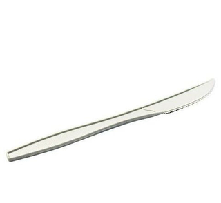 БИО Нож одн. кукурузный крахмал белый /6шт