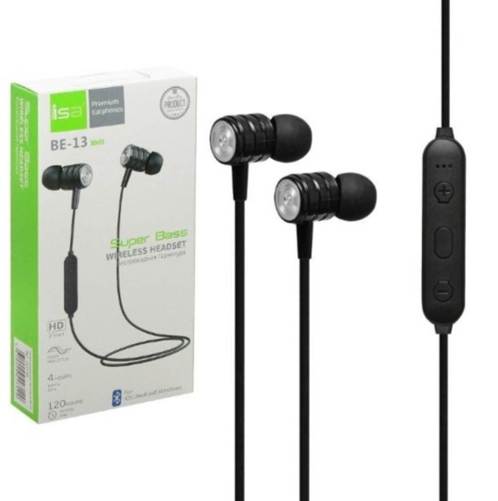 Спортивные наушники Bluetooth BE-13 (черный)