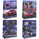 Пакет подарочный «Гонка» 26*32*10 см